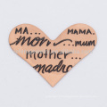 Moda esmalte de aço inoxidável azul / rosa / preto / branco cor MAMA MoM mãe Mãe carta placas jóias
